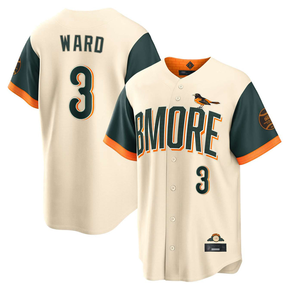 MATTH B.Orioles #3 Taylor Ward Player Cream 2026 City Connect Home Game Stitched Jerseys