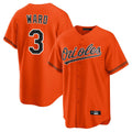 MATTH B.Orioles #3 Taylor Ward Player Orange Home Game Stitched Jerseys