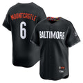 MATTH B.Orioles #6 Ryan Mountcastle Player Black City Connect Limited Home Game Stitched Jerseys