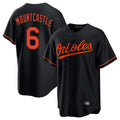 MATTH B.Orioles #6 Ryan Mountcastle Player Black Home Game Stitched Jerseys