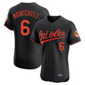 MATTH B.Orioles #6 Ryan Mountcastle Player Black Limited Elite Home Game Stitched Jerseys