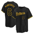 MATTH B.Orioles #6 Ryan Mountcastle Player Black Snake Skin City Home Game Stitched Jerseys