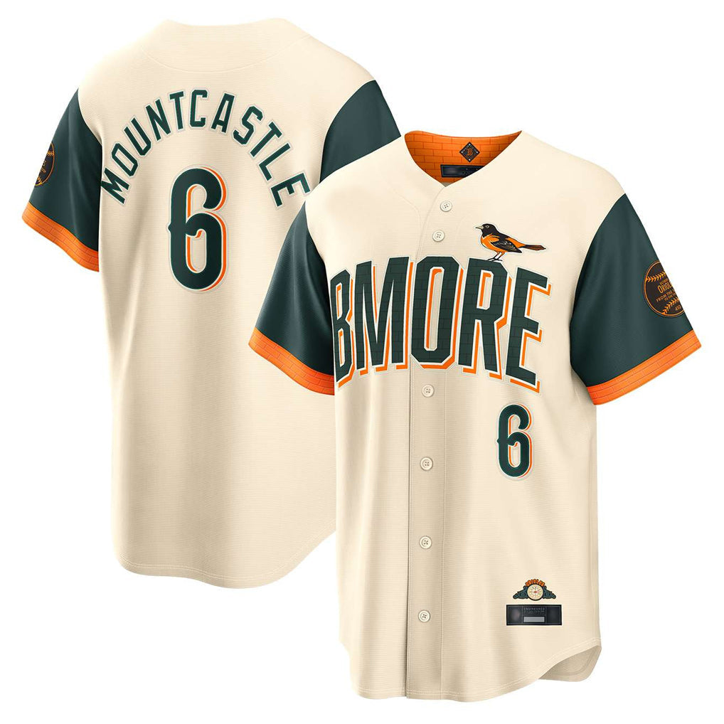 MATTH B.Orioles #6 Ryan Mountcastle Player Cream 2026 City Connect Home Game Stitched Jerseys