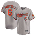 MATTH B.Orioles #6 Ryan Mountcastle Player Gray Limited Home Game Stitched Jerseys