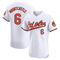MATTH B.Orioles #6 Ryan Mountcastle Player White Limited Elite Home Game Stitched Jerseys
