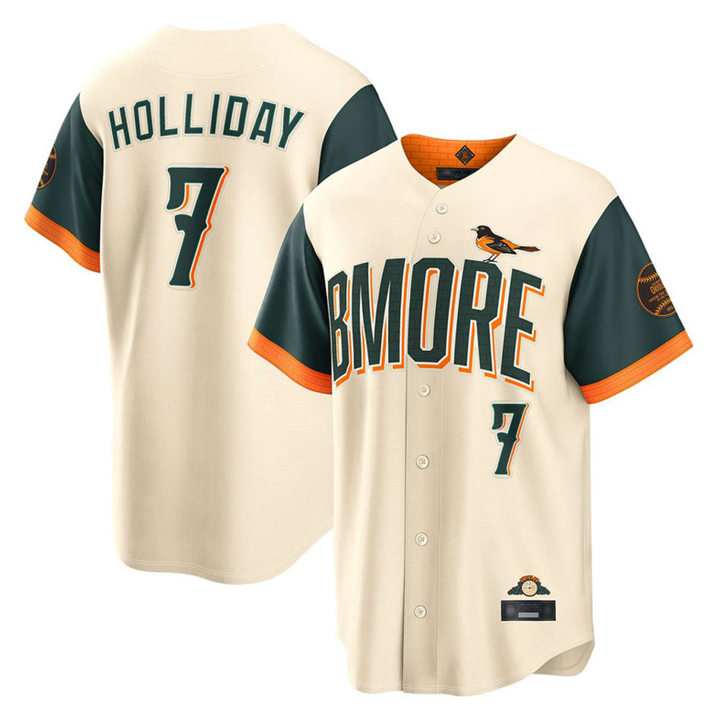 MATTH B.Orioles #7 Jackson Holliday Player Cream 2026 City Connect Home Game Stitched Jerseys