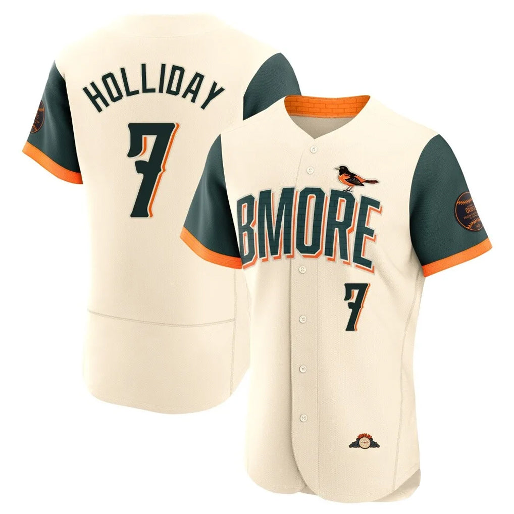 MATTH B.Orioles #7 Jackson Holliday Player Cream 2026 City Connect Limited Elite Home Game Stitched Jerseys