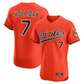 MATTH B.Orioles #7 Jackson Holliday Player Orange Limited Elite Home Game Stitched Jerseys