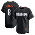 MATTH B.Orioles #8 Cal Ripken Player Black City Connect Limited Home Game Stitched Jerseys