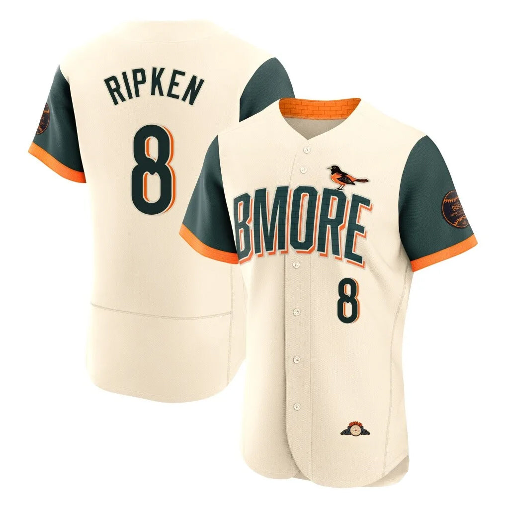 MATTH B.Orioles #8 Cal Ripken Player Cream 2026 City Connect Limited Elite Home Game Stitched Jerseys