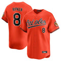 MATTH B.Orioles #8 Cal Ripken Player Orange Limited Home Game Stitched Jerseys