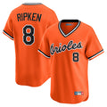 MATTH B.Orioles #8 Cal Ripken Player Orange T-shirt Limited Home Game Stitched Jerseys