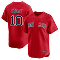 MATTH B.Red Sox #10 Trevor Story Player Red Limited Home Game Stitched Jerseys