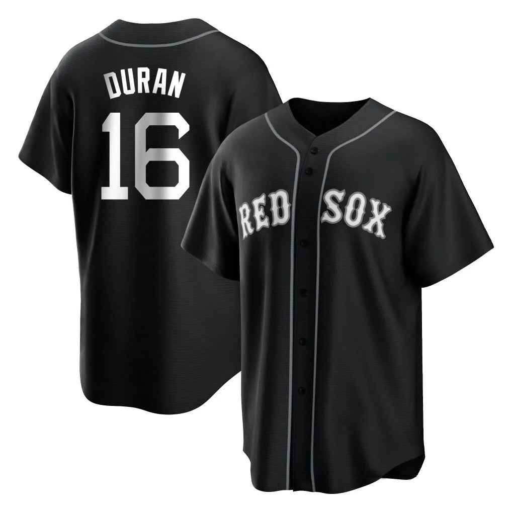 MATTH B.Red Sox #16 Jarren Duran Player Black Home Game Stitched Jerseys