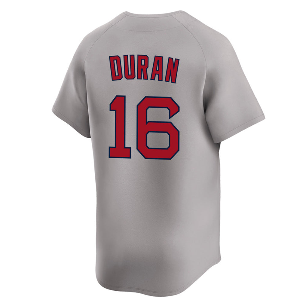 MATTH B.Red Sox #16 Jarren Duran Player Gray Road Limited Home Game Stitched Jerseys