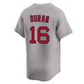 MATTH B.Red Sox #16 Jarren Duran Player Gray Road Limited Home Game Stitched Jerseys
