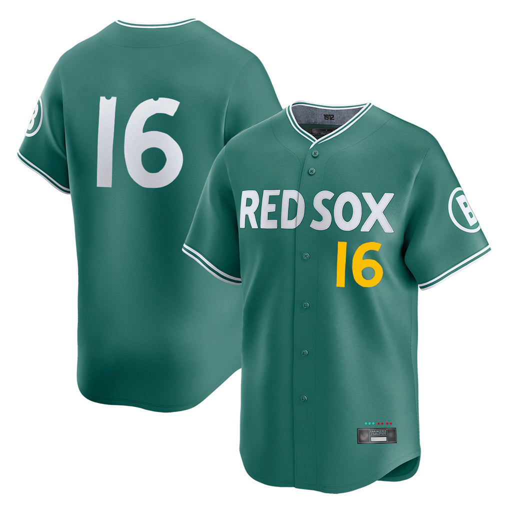 MATTH B.Red Sox #16 Jarren Duran Player Green City Connect Limited Home Game Stitched Jersey