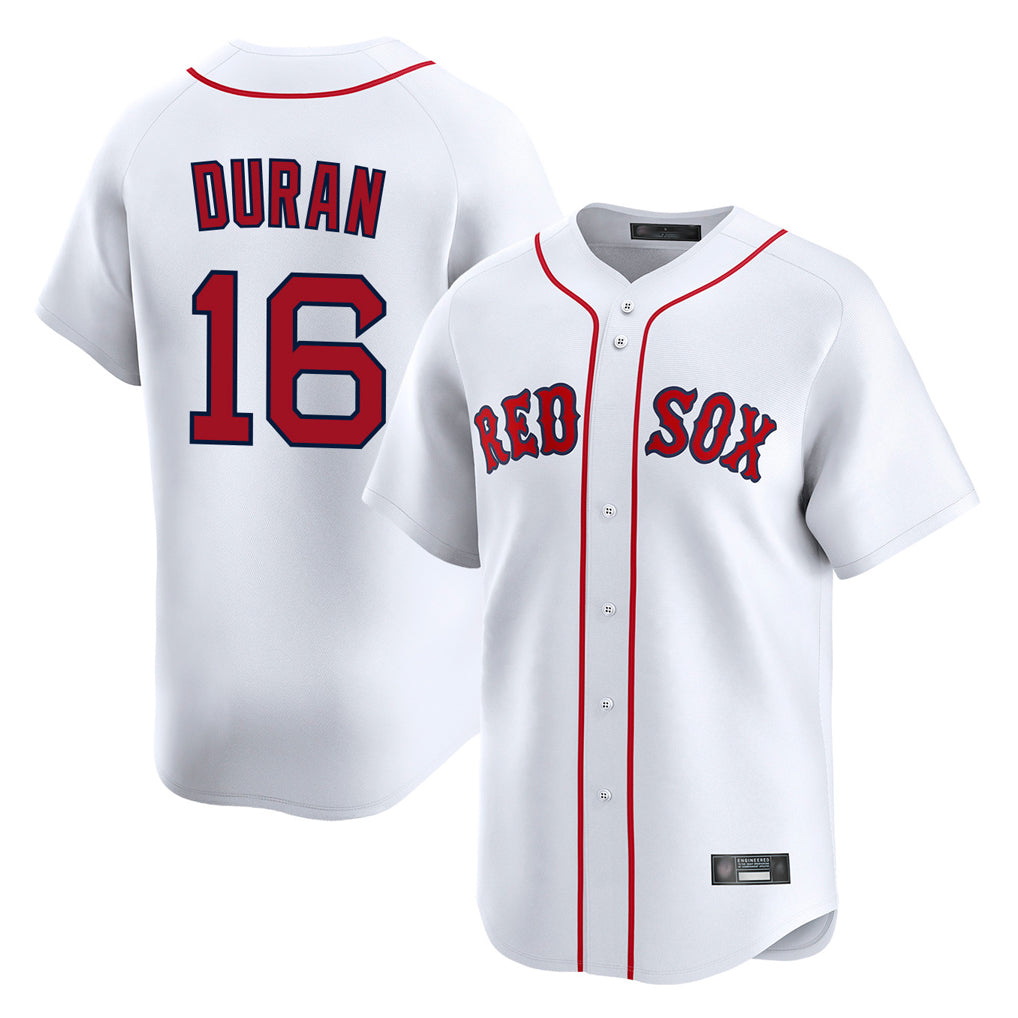 MATTH B.Red Sox #16 Jarren Duran Player White Limited Home Game Stitched Jersey