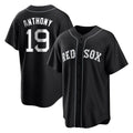 MATTH B.Red Sox #19 Roman Anthony Player Black Home Game Stitched Jerseys