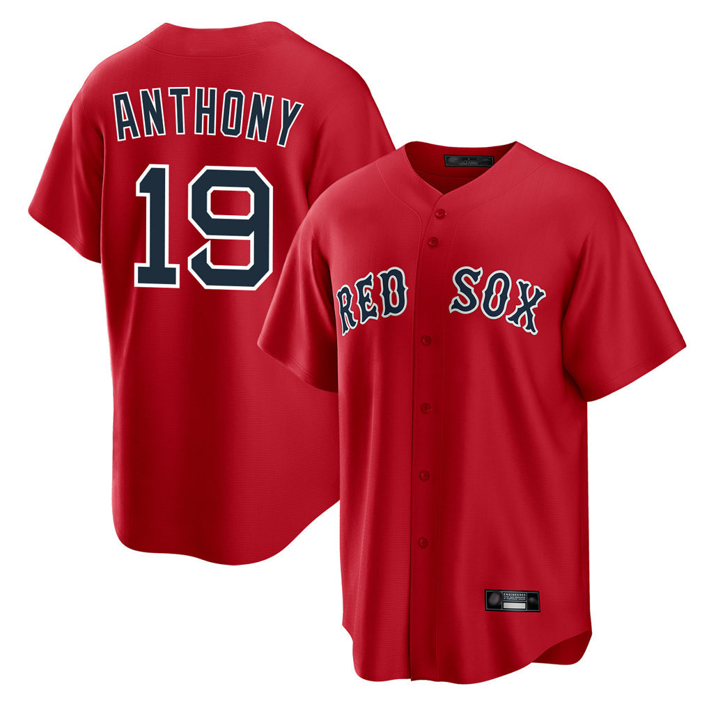 MATTH B.Red Sox #19 Roman Anthony Player Red Home Game Stitched Jerseys