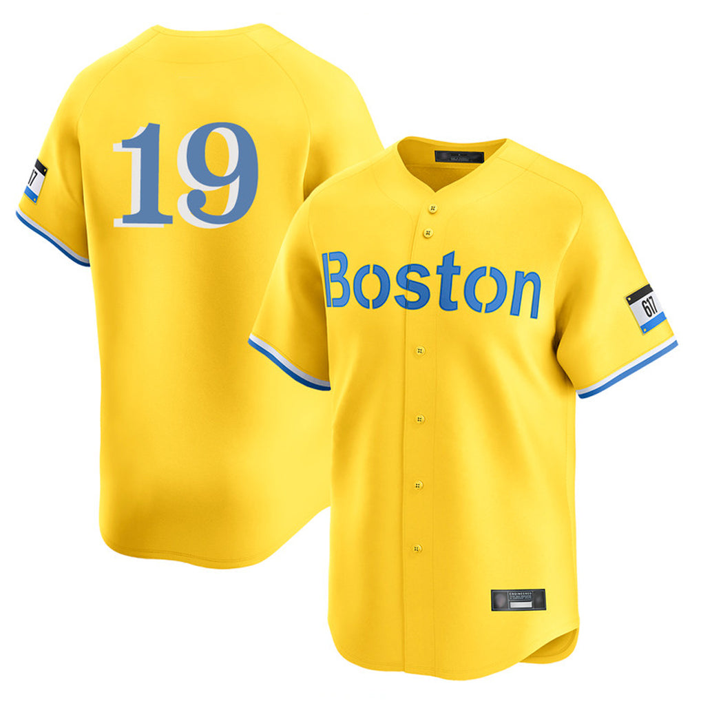 MATTH B.Red Sox #19 Roman Anthony Player Yellow Limited Home Game Stitched Jerseys