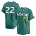 MATTH B.Red Sox #22 Garrett Whitlock Player Green City Connect Limited Home Game Stitched Jerseys