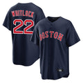 MATTH B.Red Sox #22 Garrett Whitlock Player Navy Home Game Stitched Jerseys