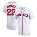 MATTH B.Red Sox #22 Garrett Whitlock Player White Limited Elite Home Game Stitched Jerseys