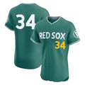 MATTH B.Red Sox #34 David Ortiz Player Green City Connect Limited Elite Home Game Stitched Jerseys