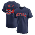 MATTH B.Red Sox #34 David Ortiz Player Navy Limited Elite Home Game Stitched Jerseys