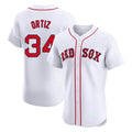MATTH B.Red Sox #34 David Ortiz Player White Limited Elite Home Game Stitched Jerseys