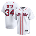MATTH B.Red Sox #34 David Ortiz Player White Limited Home Game Stitched Jerseys