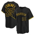 MATTH B.Red Sox #35 Garrett Crochet Player Black Snake Skin City Home Game Stitched Jerseys