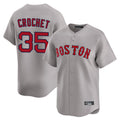 MATTH B.Red Sox #35 Garrett Crochet Player Gray Road Limited Home Game Stitched Jerseys