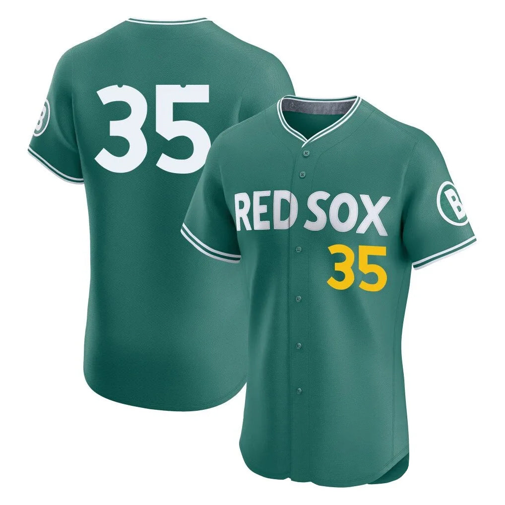 MATTH B.Red Sox #35 Garrett Crochet Player Green City Connect Limited Elite Home Game Stitched Jerseys
