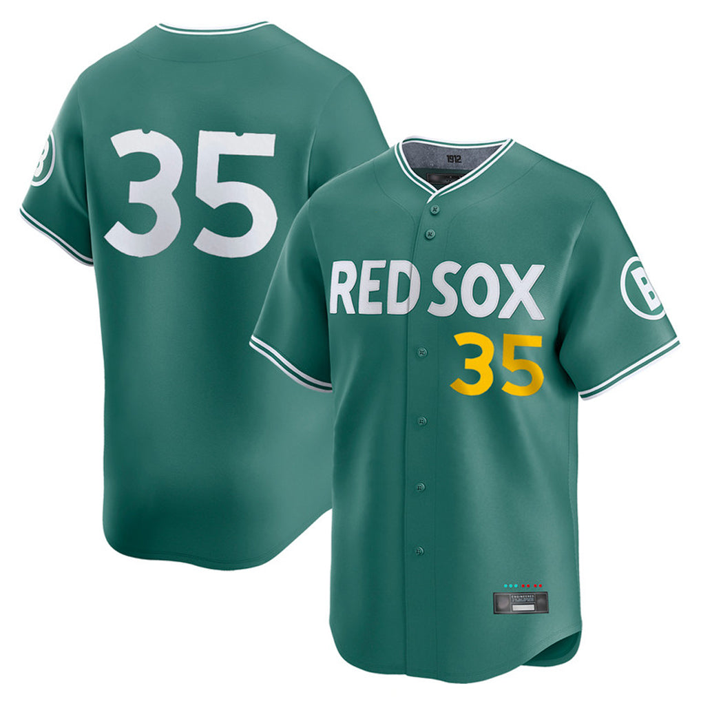 MATTH B.Red Sox #35 Garrett Crochet Player Green City Connect Limited Home Game Stitched Jerseys