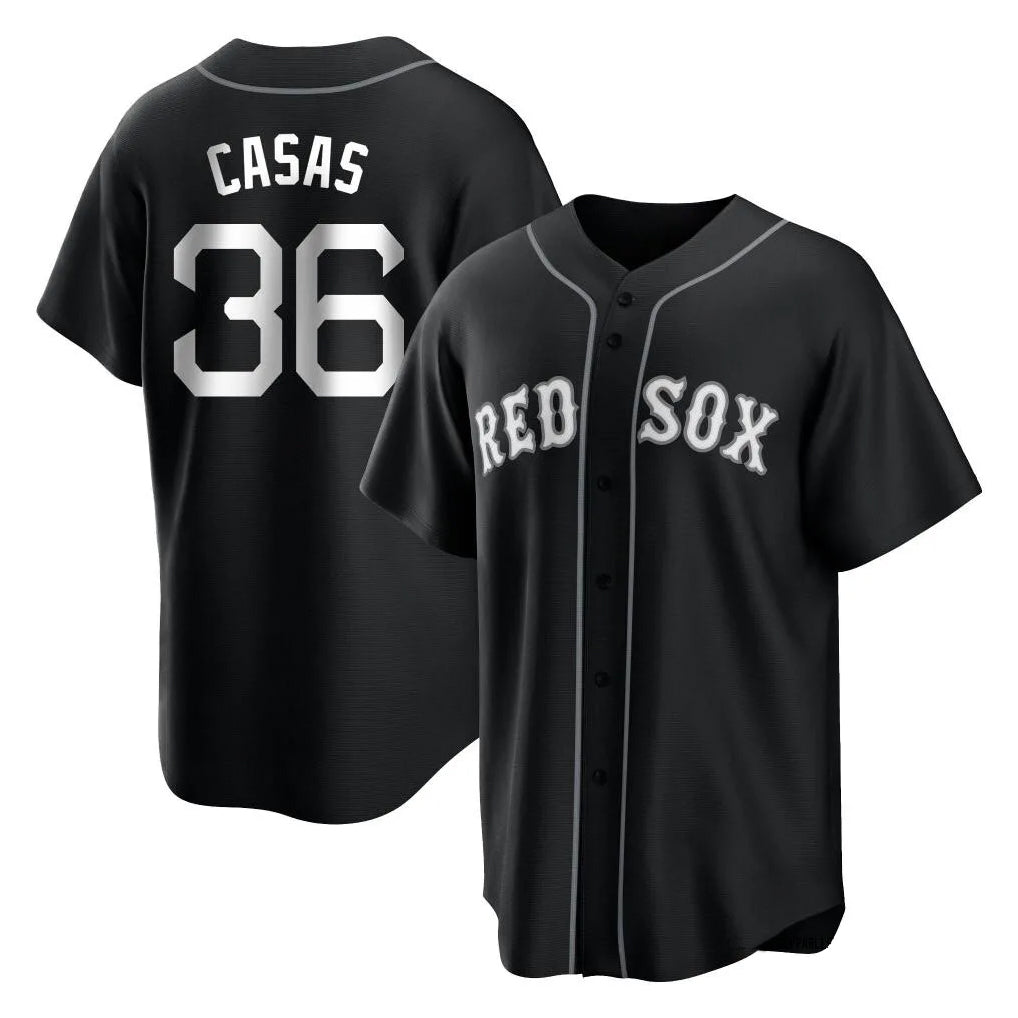 MATTH B.Red Sox #36 Triston Casas Player Black Home Game Stitched Jerseys