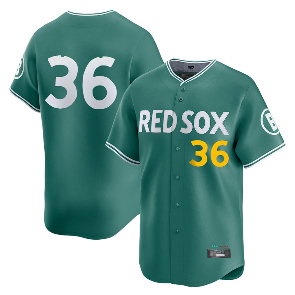 MATTH B.Red Sox #36 Triston Casas Player Green City Connect Limited Home Game Stitched Jersey