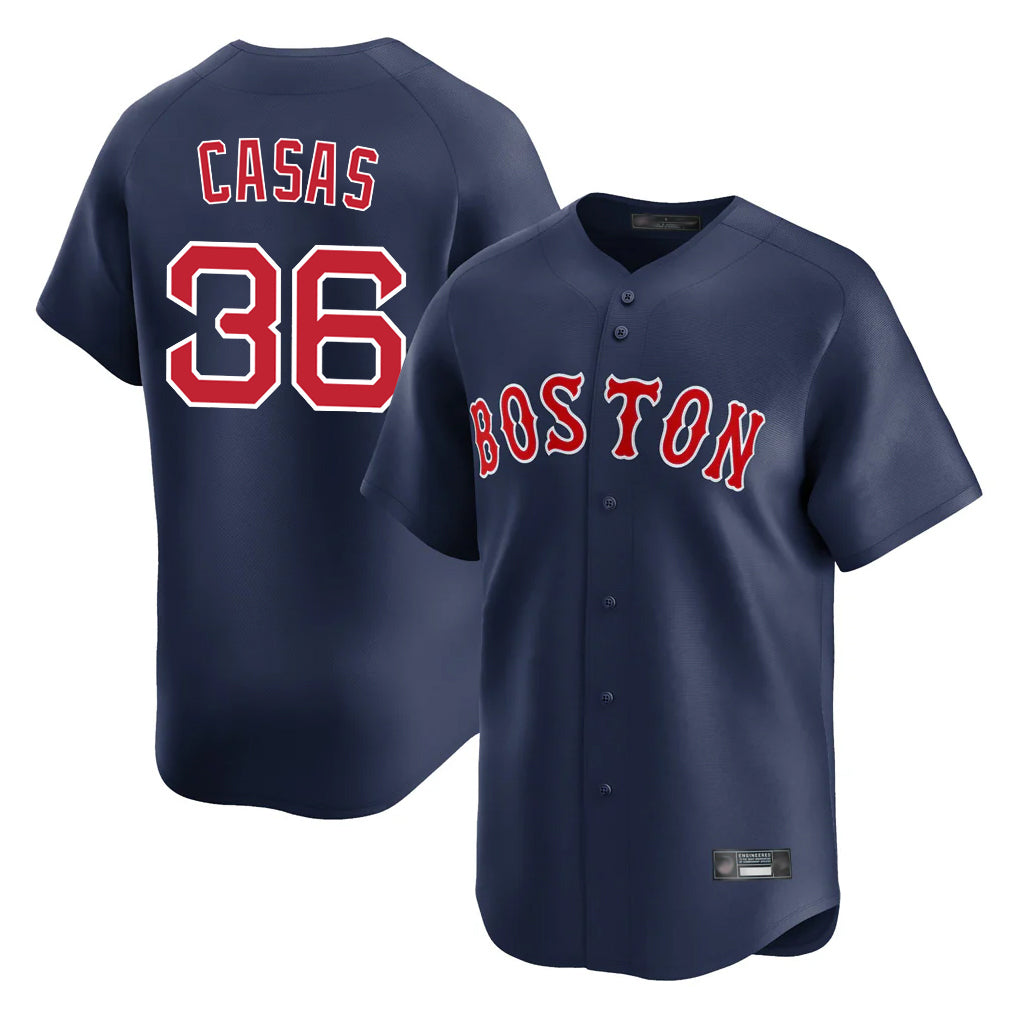 MATTH B.Red Sox #36 Triston Casas Player Navy Limited Home Game Stitched Jersey