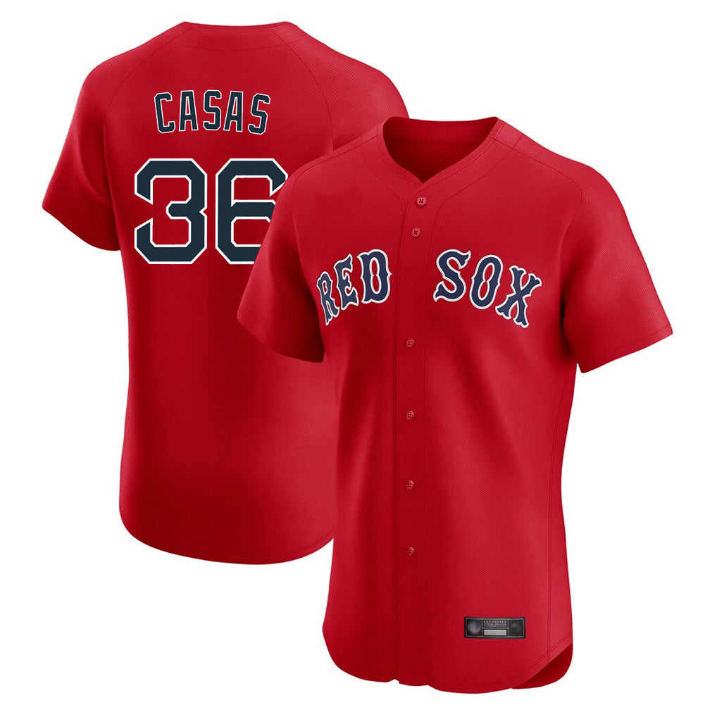 MATTH B.Red Sox #36 Triston Casas Player Red Limited Elite Home Game Stitched Jersey