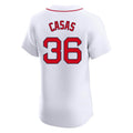 MATTH B.Red Sox #36 Triston Casas Player White Limited Elite Home Game Stitched Jerseys