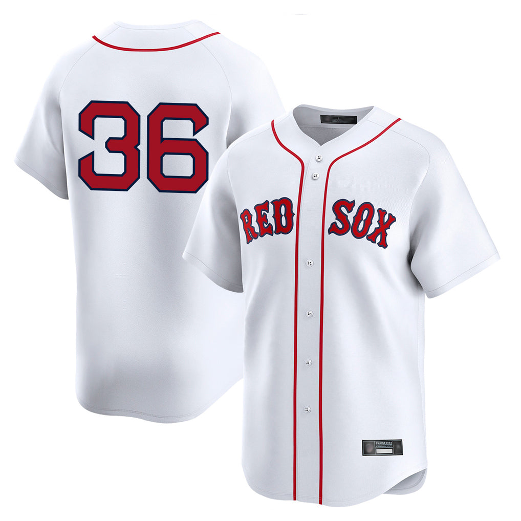 MATTH B.Red Sox #36 Triston Casas Player White Limited Home Game Stitched Jersey