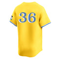 MATTH B.Red Sox #36 Triston Casas Player Yellow Limited Home Game Stitched Jerseys