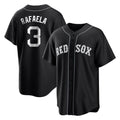 MATTH B.Red Sox #3 Ceddanne Rafaela Player Black Home Game Stitched Jerseys