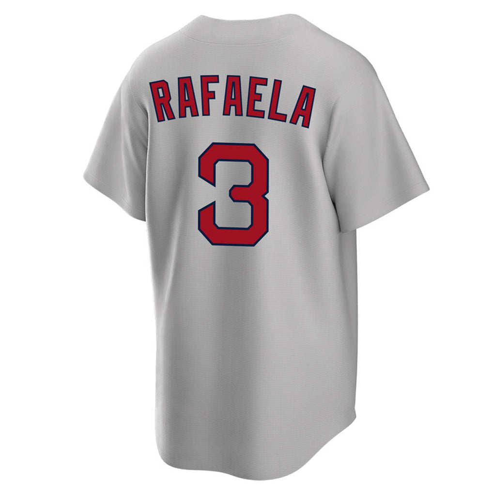 MATTH B.Red Sox #3 Ceddanne Rafaela Player Gray Road Home Game Stitched Jerseys
