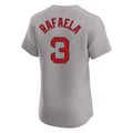 MATTH B.Red Sox #3 Ceddanne Rafaela Player Gray Road Limited Elite Home Game Stitched Jerseys