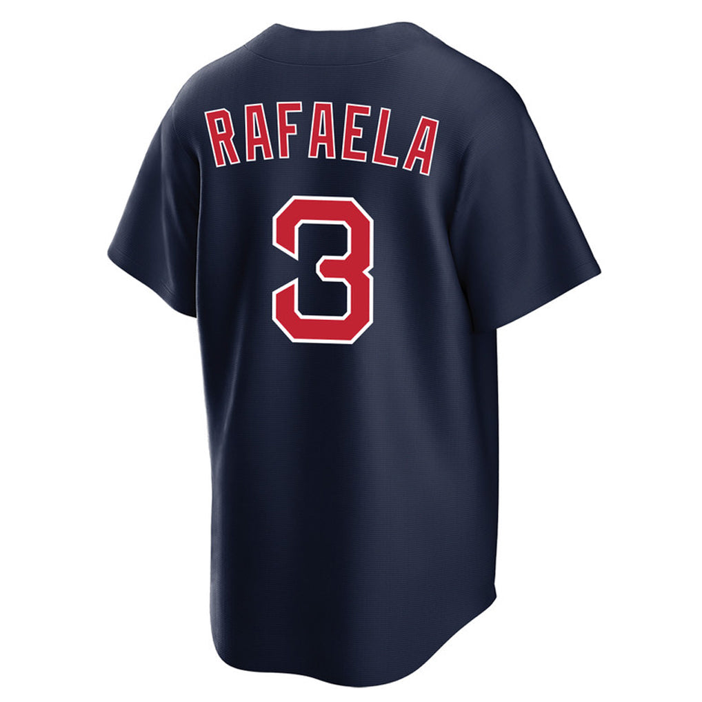 MATTH B.Red Sox #3 Ceddanne Rafaela Player Navy Home Game Stitched Jerseys
