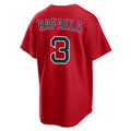 MATTH B.Red Sox #3 Ceddanne Rafaela Player Red Home Game Stitched Jerseys
