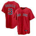 MATTH B.Red Sox #3 Ceddanne Rafaela Player Red Home Game Stitched Jersey