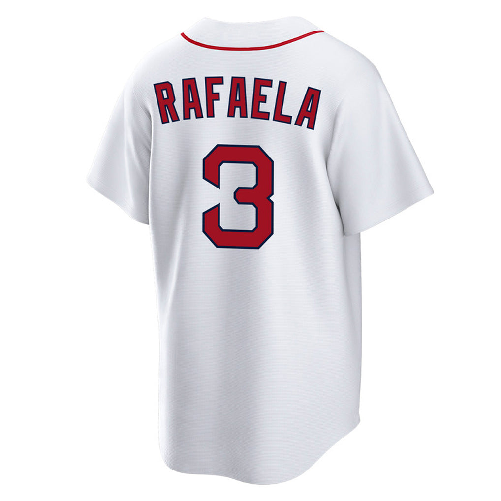 MATTH B.Red Sox #3 Ceddanne Rafaela Player White Home Game Stitched Jerseys